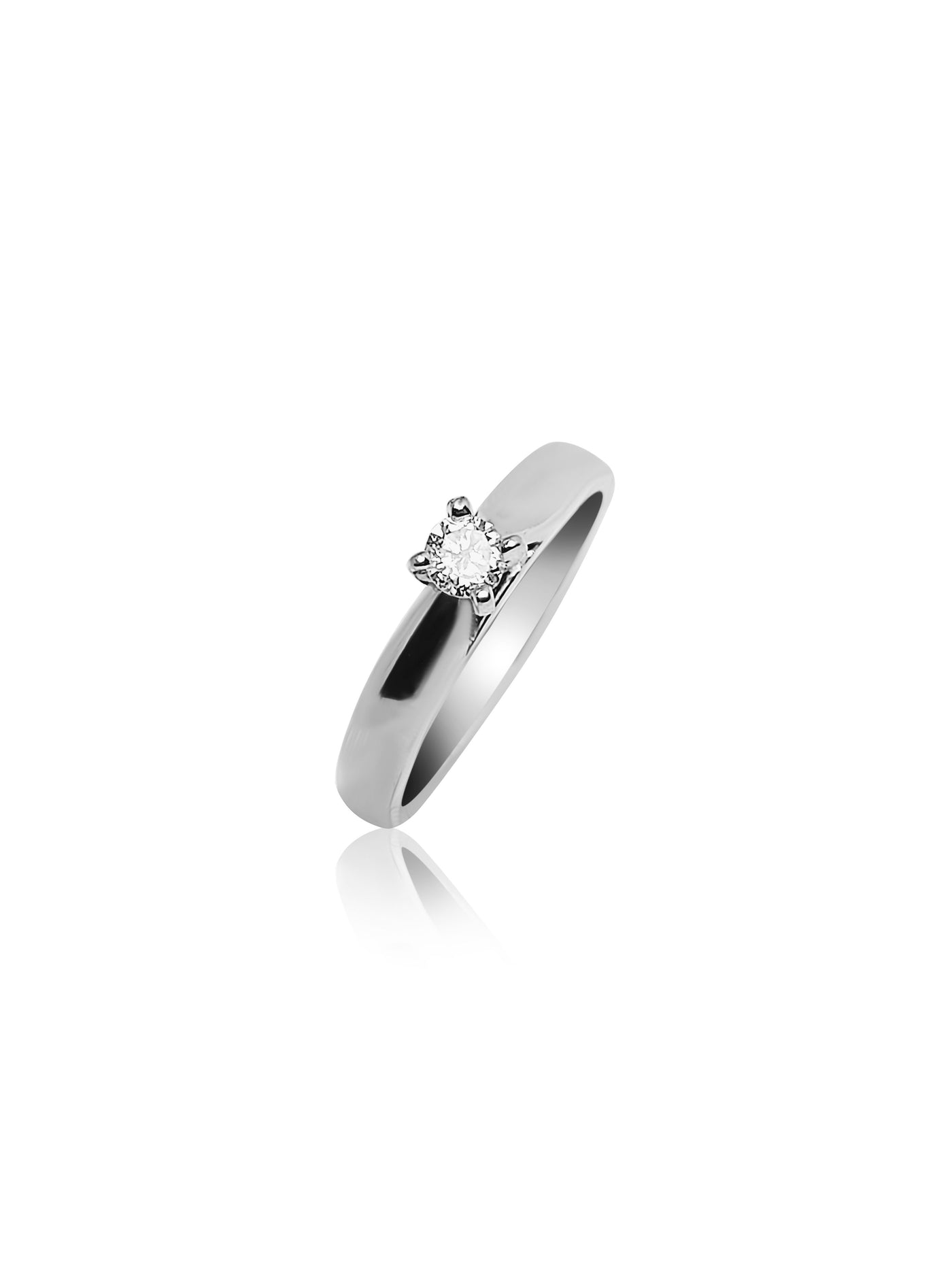 Solitaire Engagement Ring with 0.15ct diamond