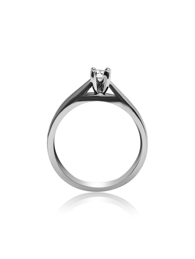 Solitaire Engagement Ring with 0.15ct diamond