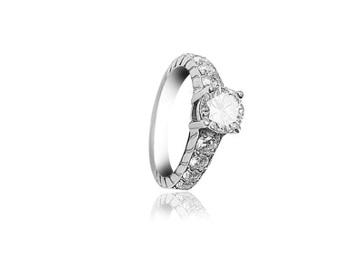 Pavé Engagement Ring with 1.90ct diamonds