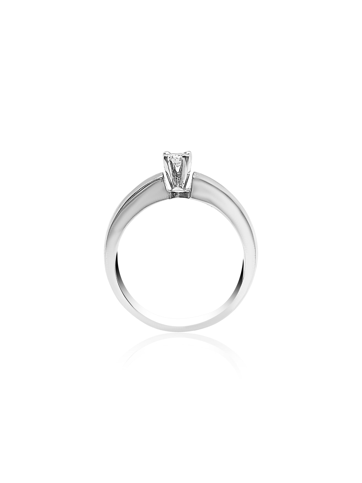 Solitaire Engagement Ring with 0.10ct diamond