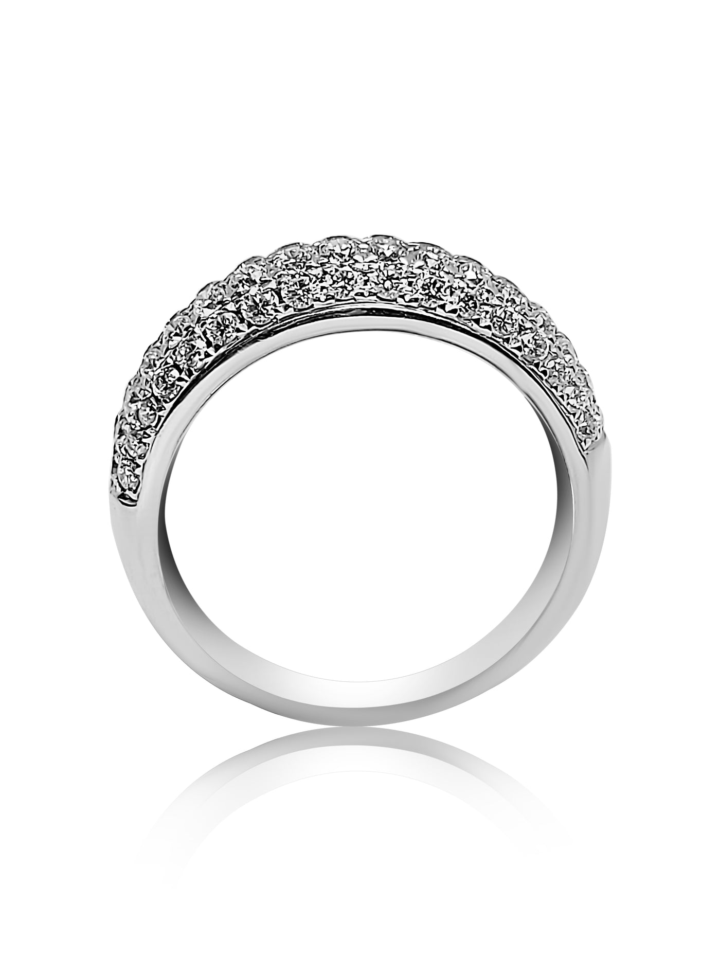 Wedding Ring with 1.40ct Round cut Diamonds