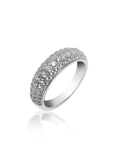 Wedding Ring with 1.40ct Round cut Diamonds