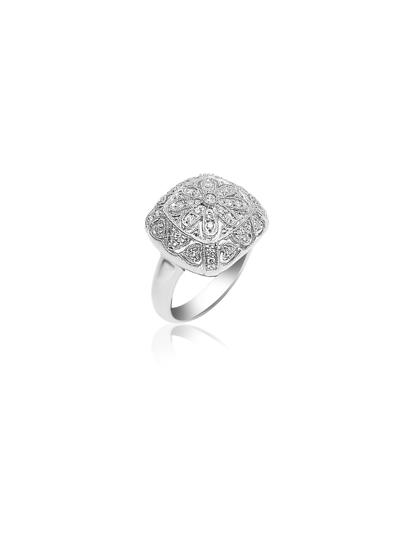 Fancy Ring with 0.35ct Diamonds