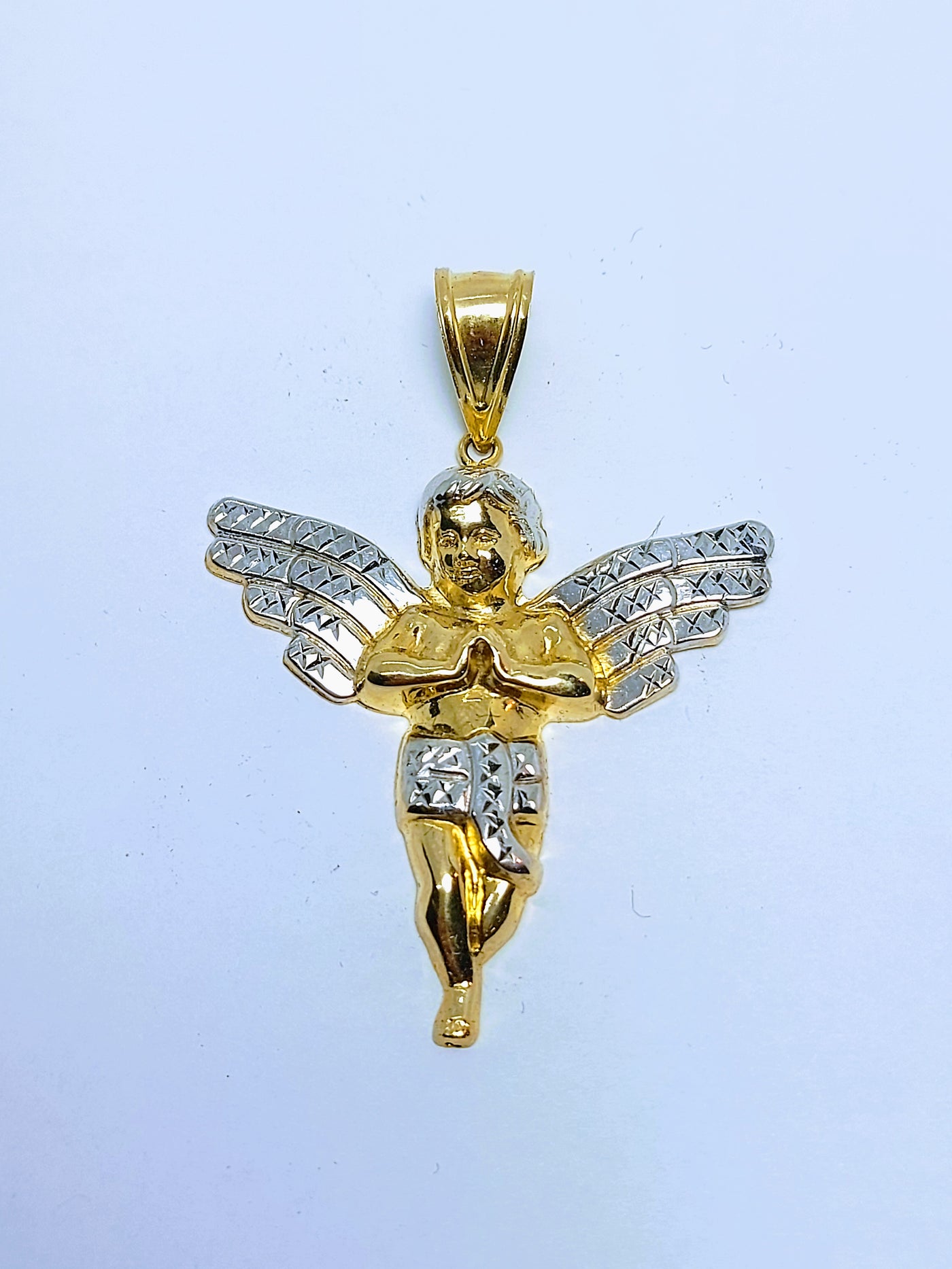 Angel gold pendant