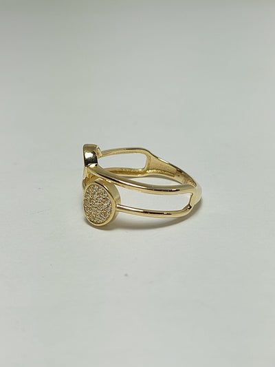 Gold fashion ring