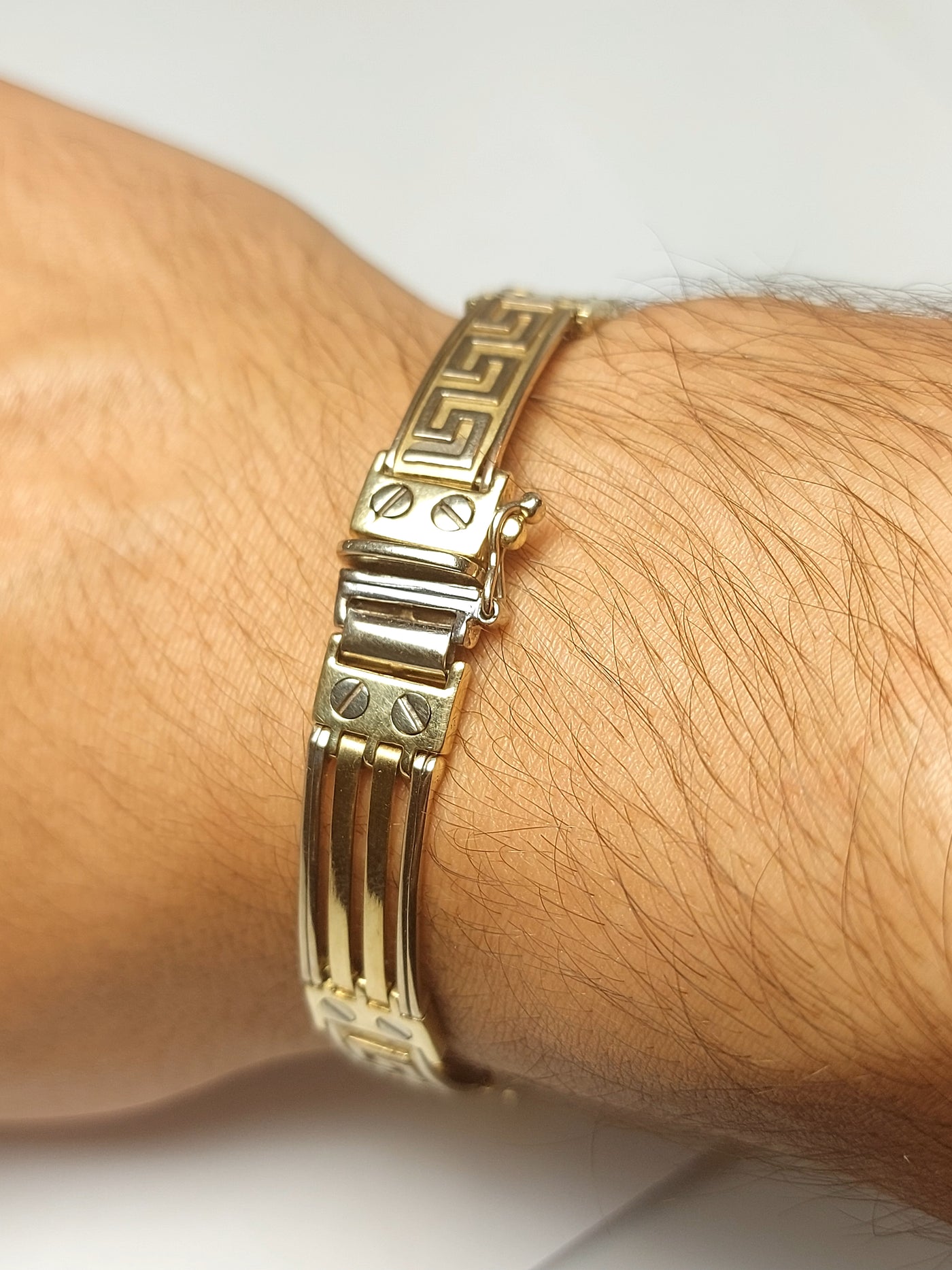 10k Men's solid gold bracelet