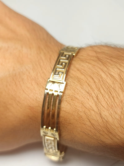 10k Men's solid gold bracelet