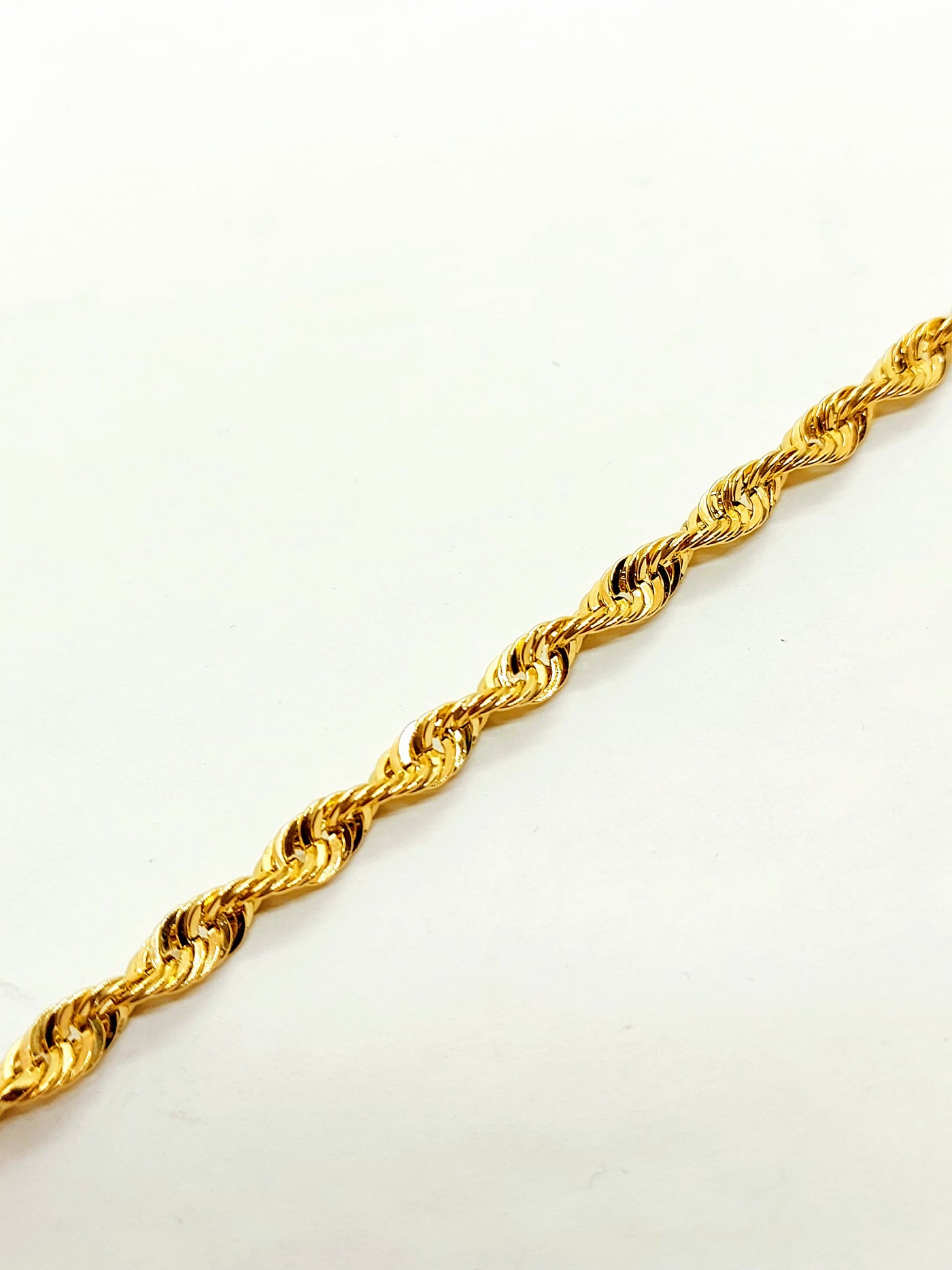 Gold unisex rope chain