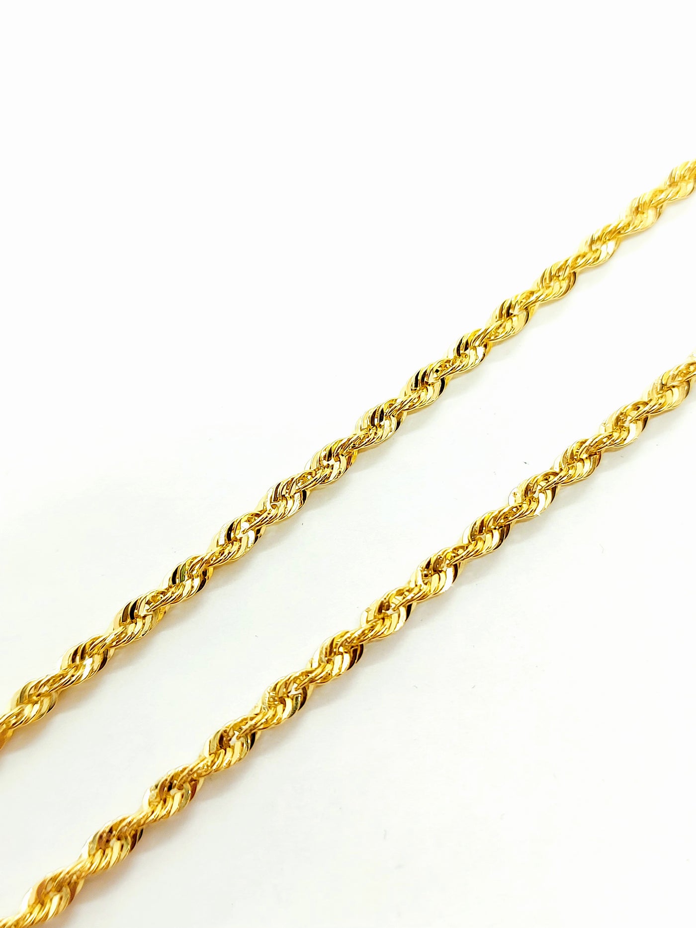 Gold unisex rope chain