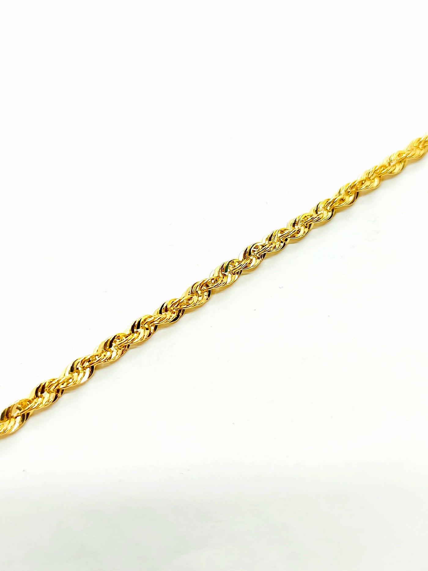 Gold unisex rope chain