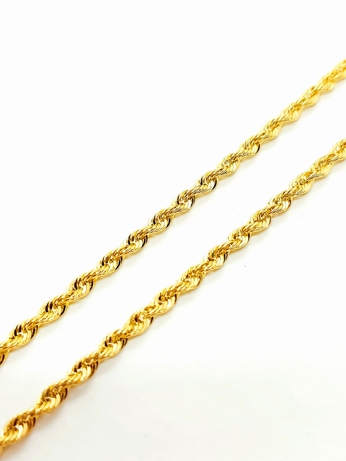 Gold unisex rope chain