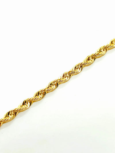 Gold unisex rope chain