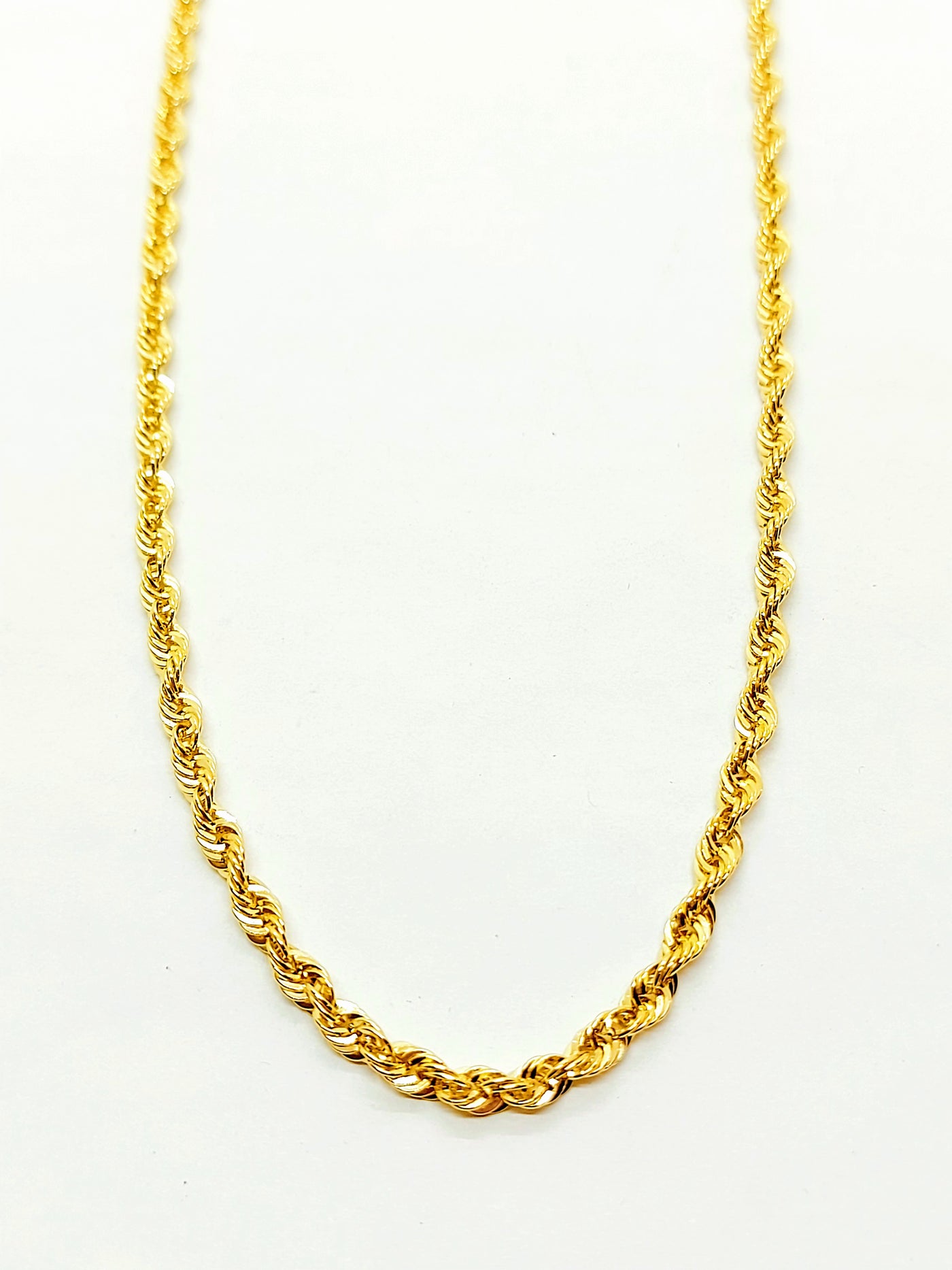 Gold unisex rope chain