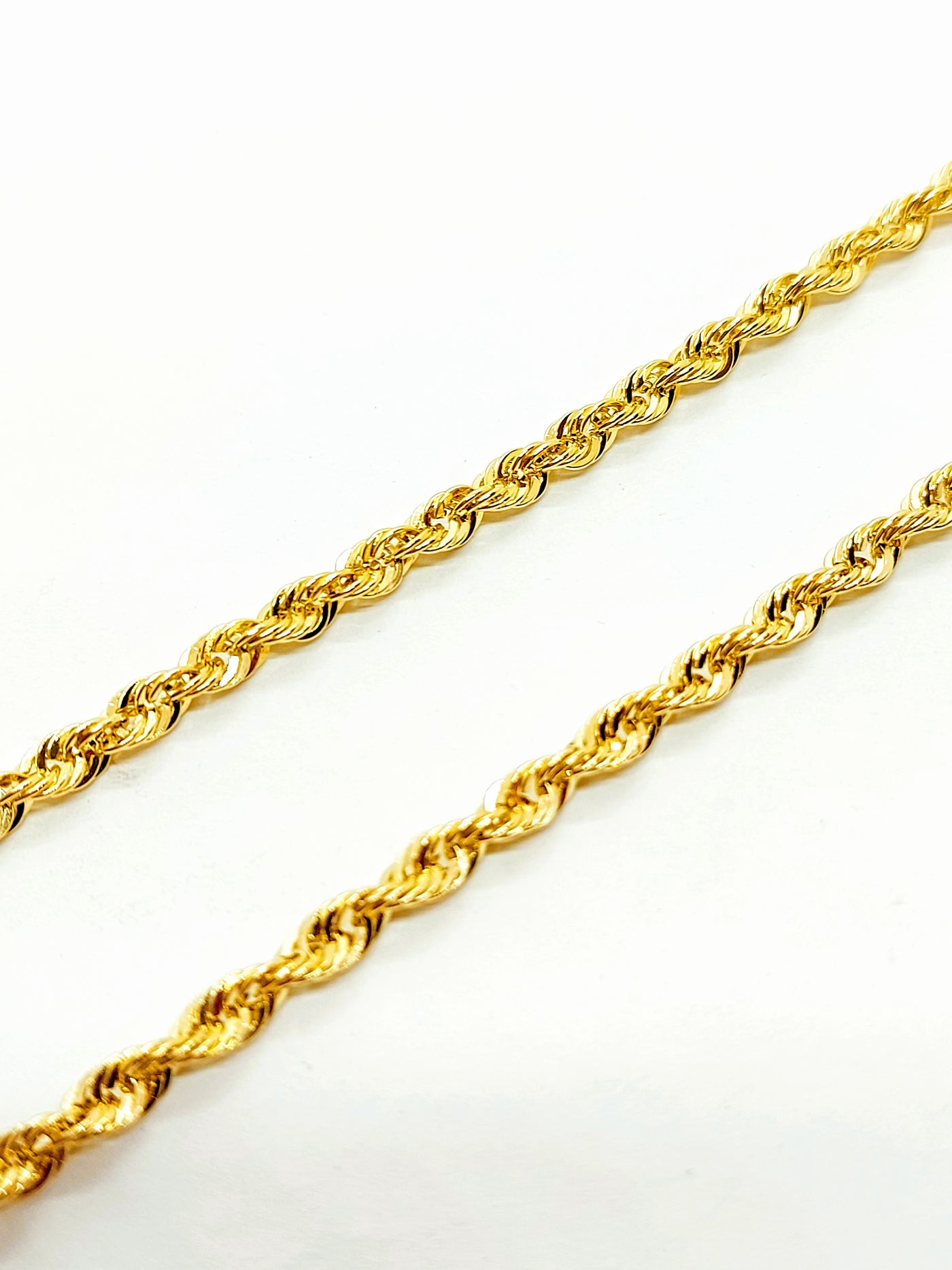 Gold unisex rope chain