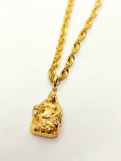 Buddha gold pendant