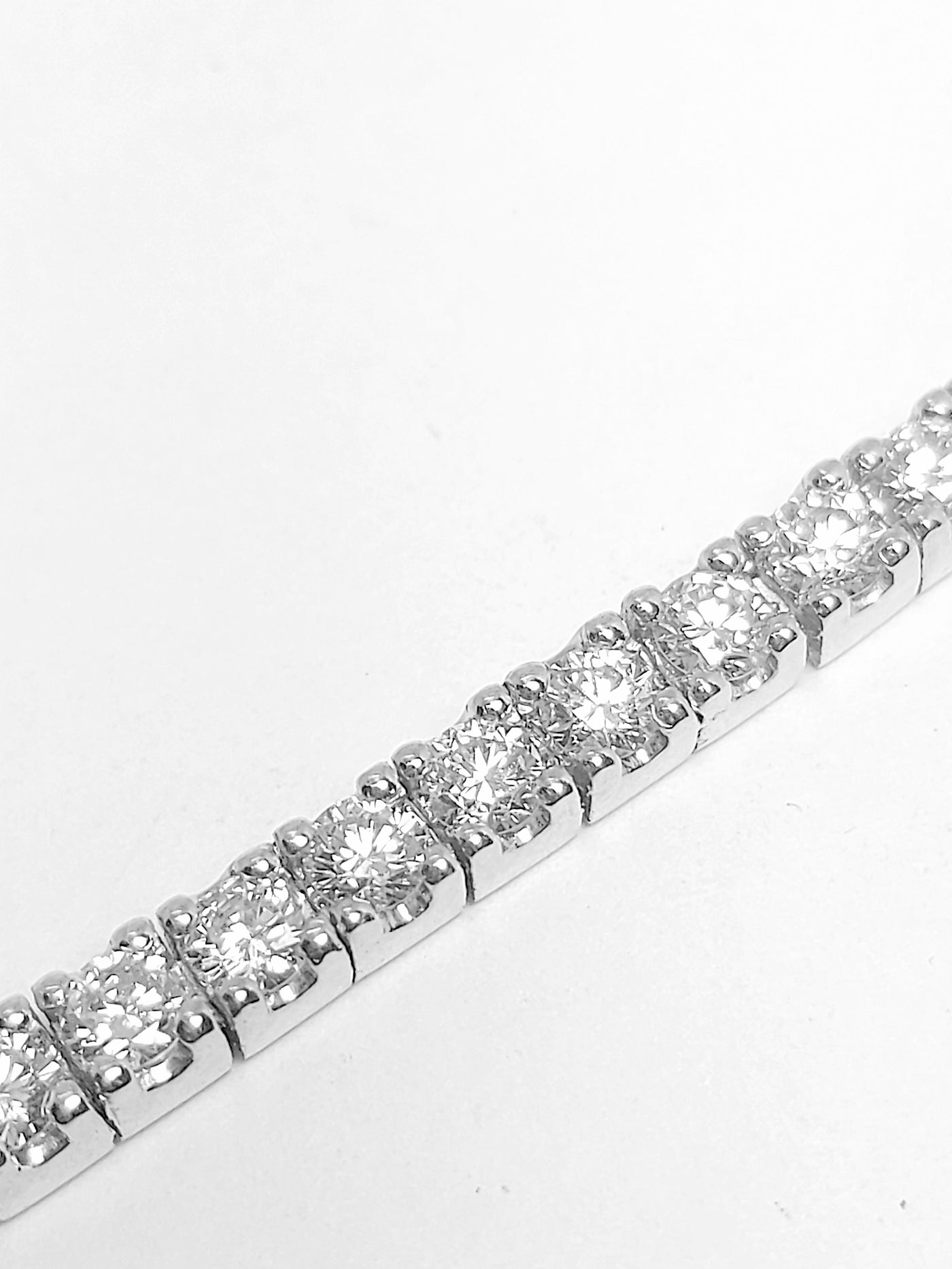 Tennis Bracelet with Lab Diamonds