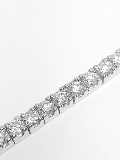 Tennis Bracelet with Lab Diamonds