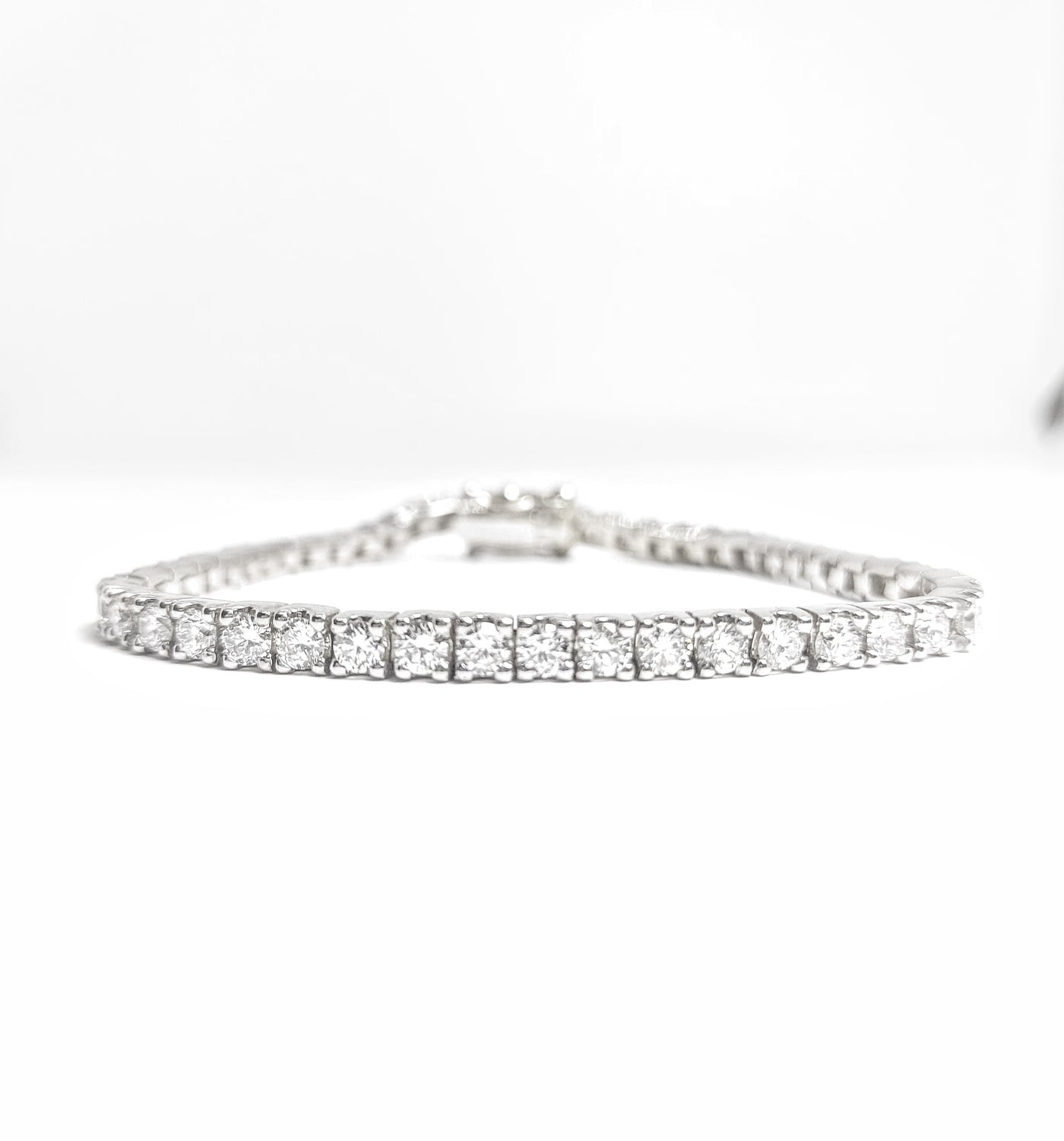 Tennis Bracelet with Lab Diamonds