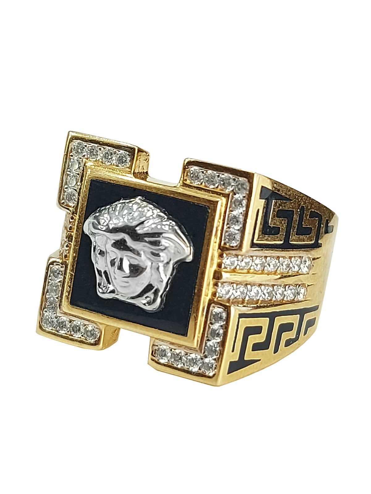 Heavy gold men's ring