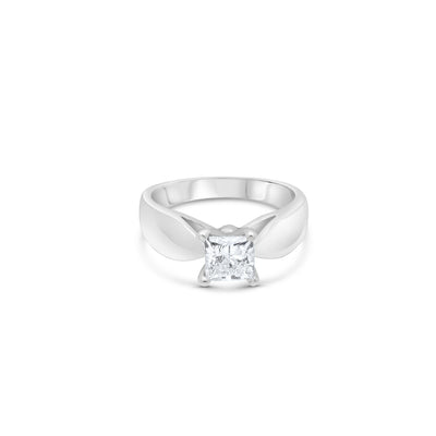 LAB Princess cut Diamond | Solitaire Princess cut Engagement Ring