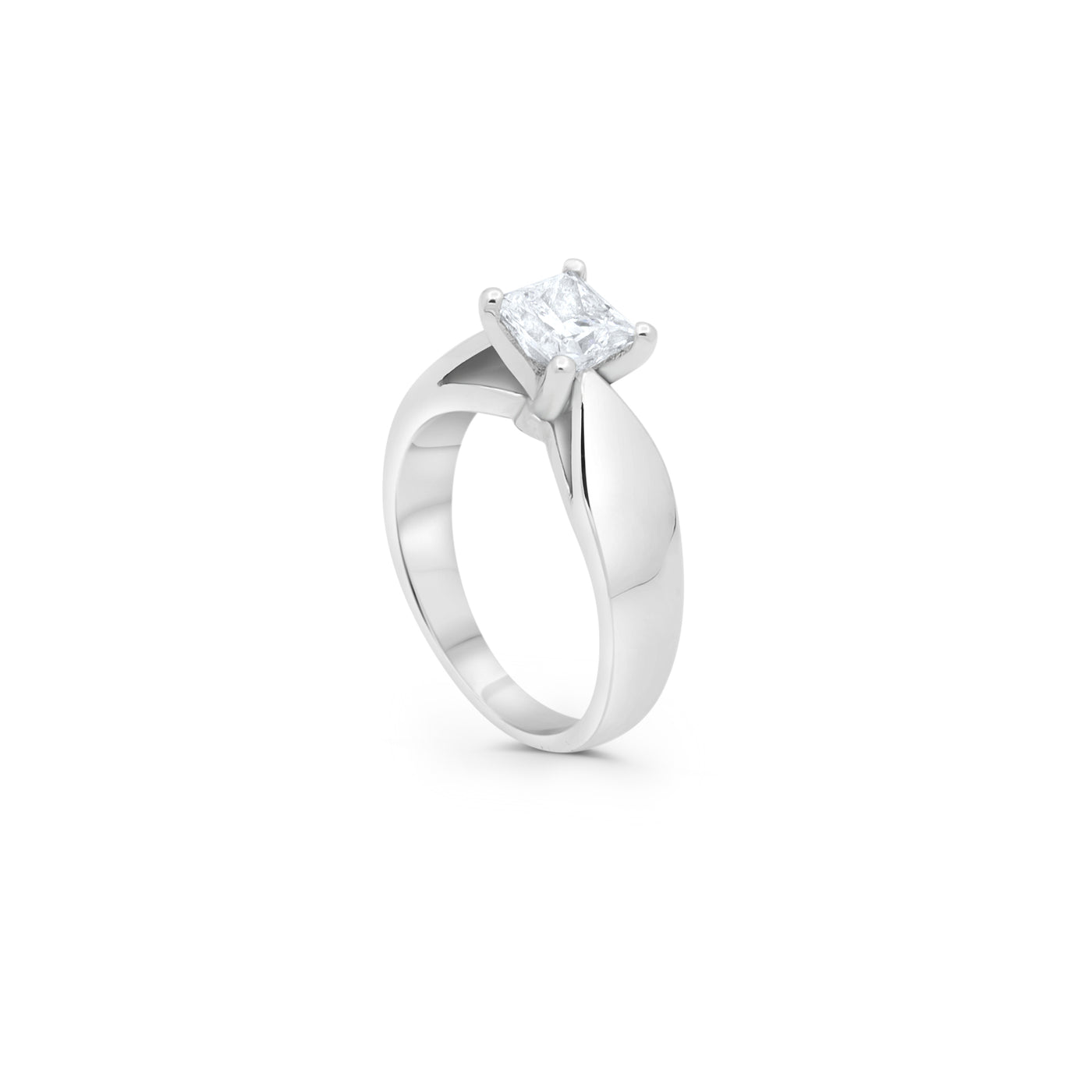 LAB Princess cut Diamond | Solitaire Princess cut Engagement Ring