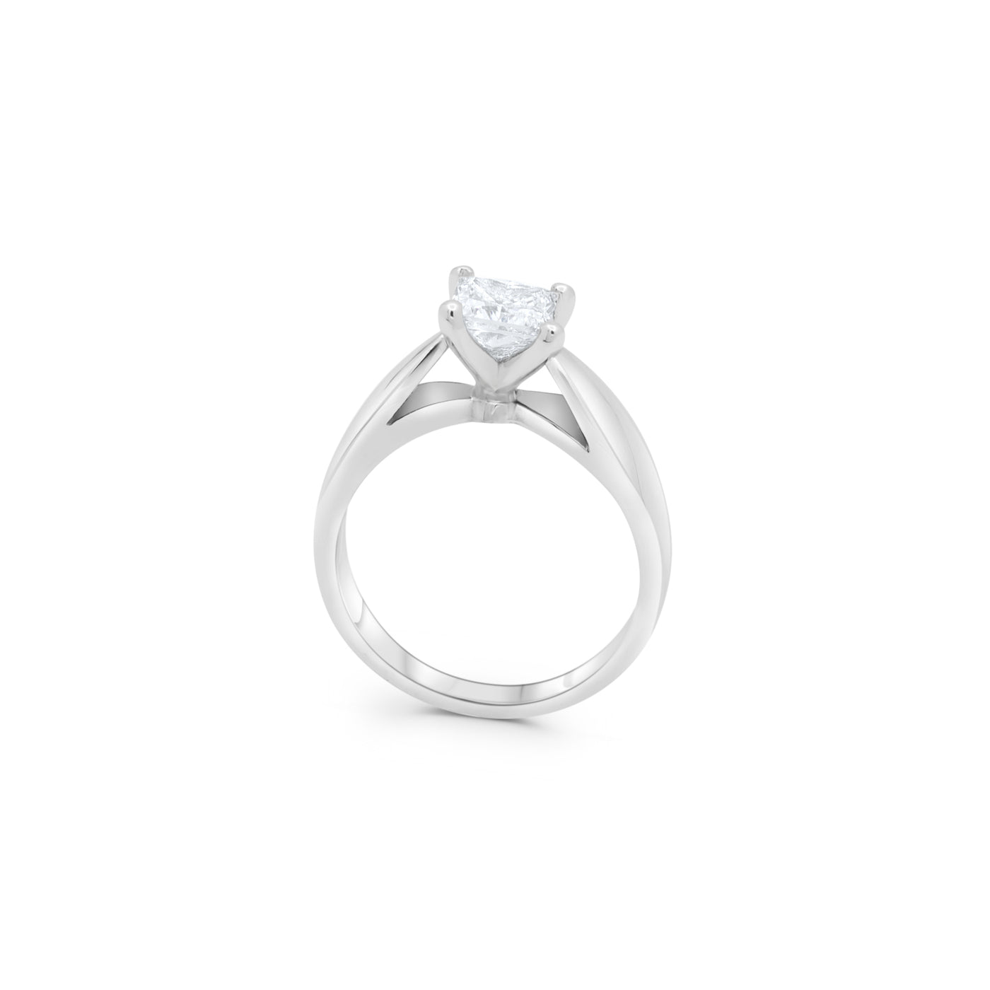 LAB Princess cut Diamond | Solitaire Princess cut Engagement Ring