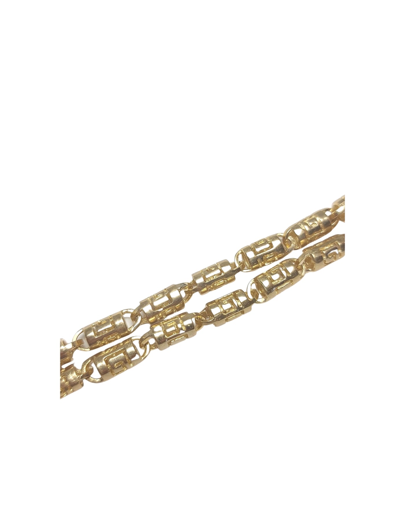 Men's gold bracelet with Greek design