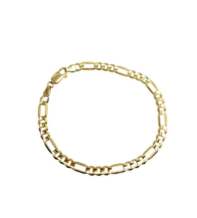 Gold Figaro bracelet