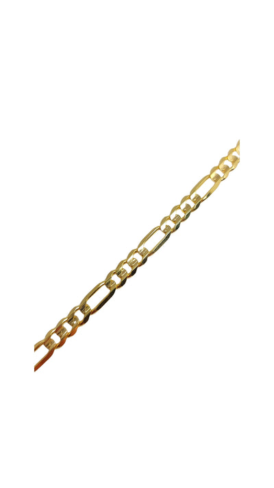 Gold Figaro bracelet